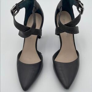 Franco Sarto Anazio Grey Strappy Women's Shoes 8 Med